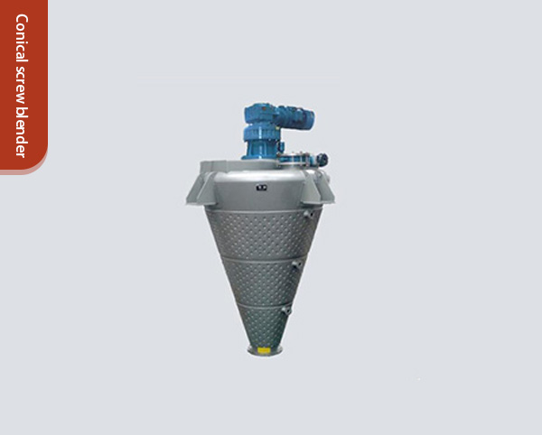 Conical screw blender