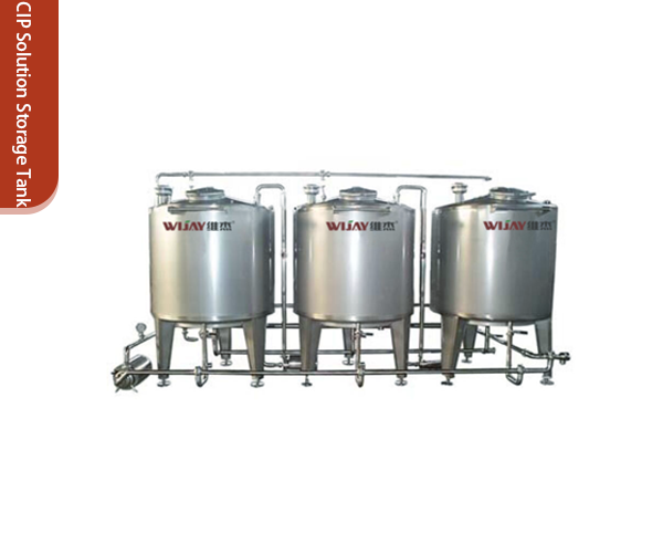 CIP solution storage tank