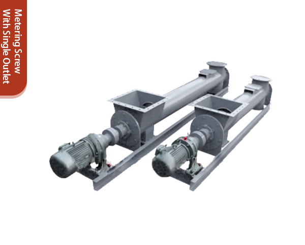 Metering Screw With Single Outlet