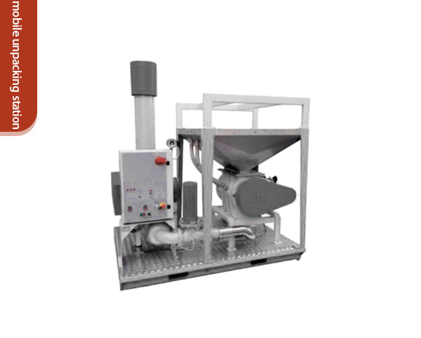 mobile unpacking station